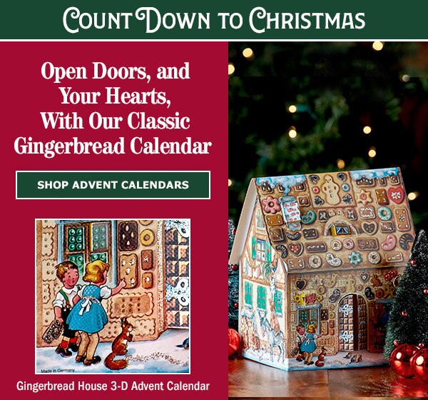 Gingerbread House 3-D Advent Calendar