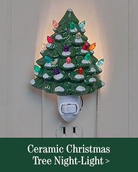 Ceramic Christmas Tree Night-Light