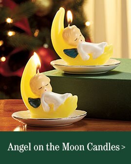 Angel On The Moon Candles