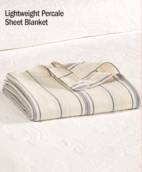 Lightweight Percale Sheet Blanket