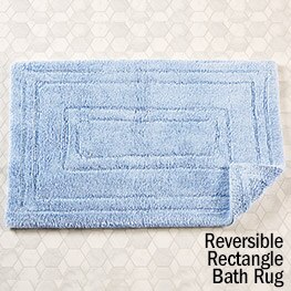 Reversible Rectangle Bath Rug
